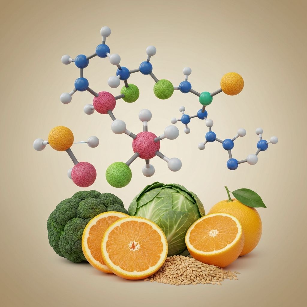 Scientific visualization of vitamins in food
